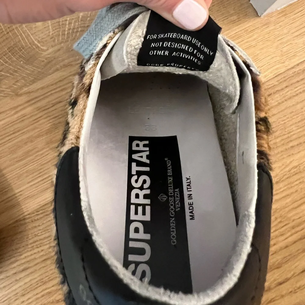 Golden Goose Superstar Leopard Print Sneakers - Picture 5 of 6